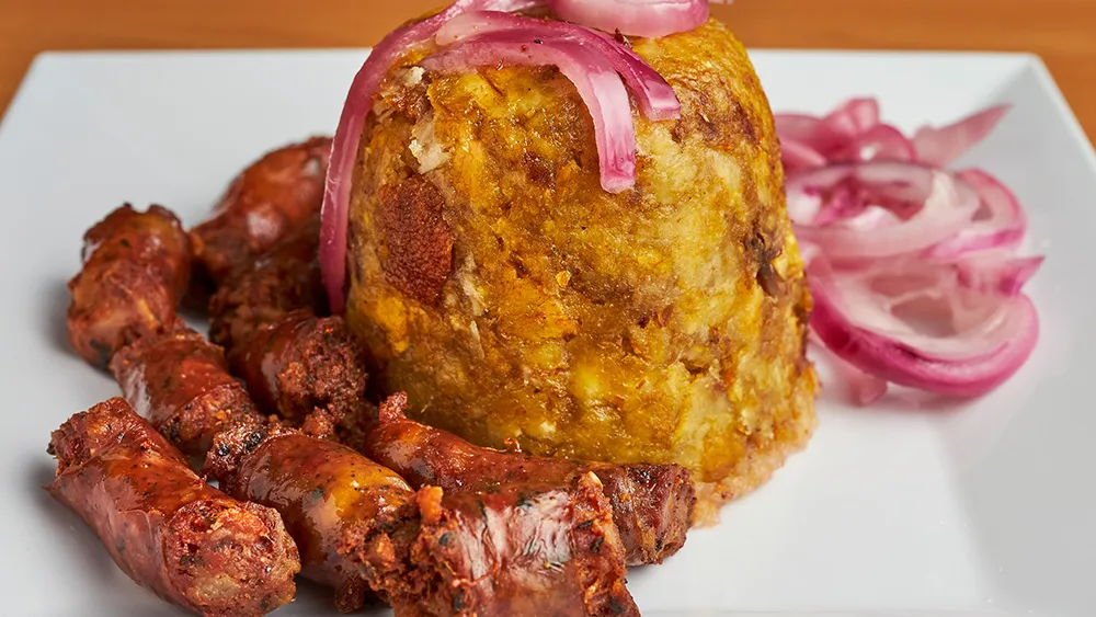 Mofongo De Longaniza/ Sausage Mofongo